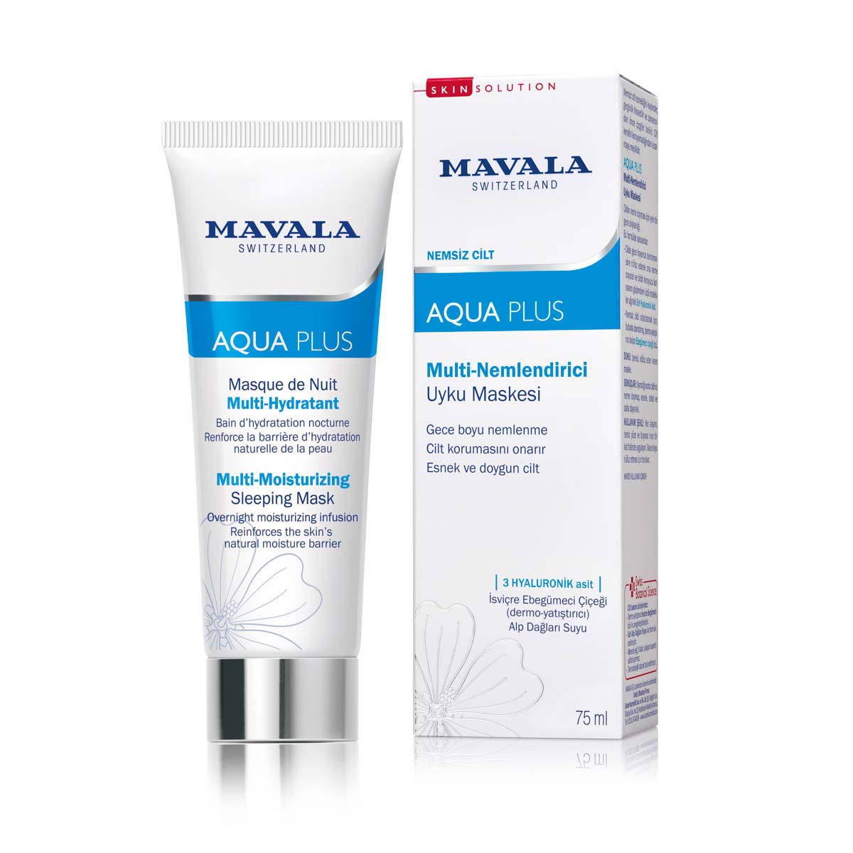 Aqua Plus Multi Nemlendirici Uyku Maskesi 75ml