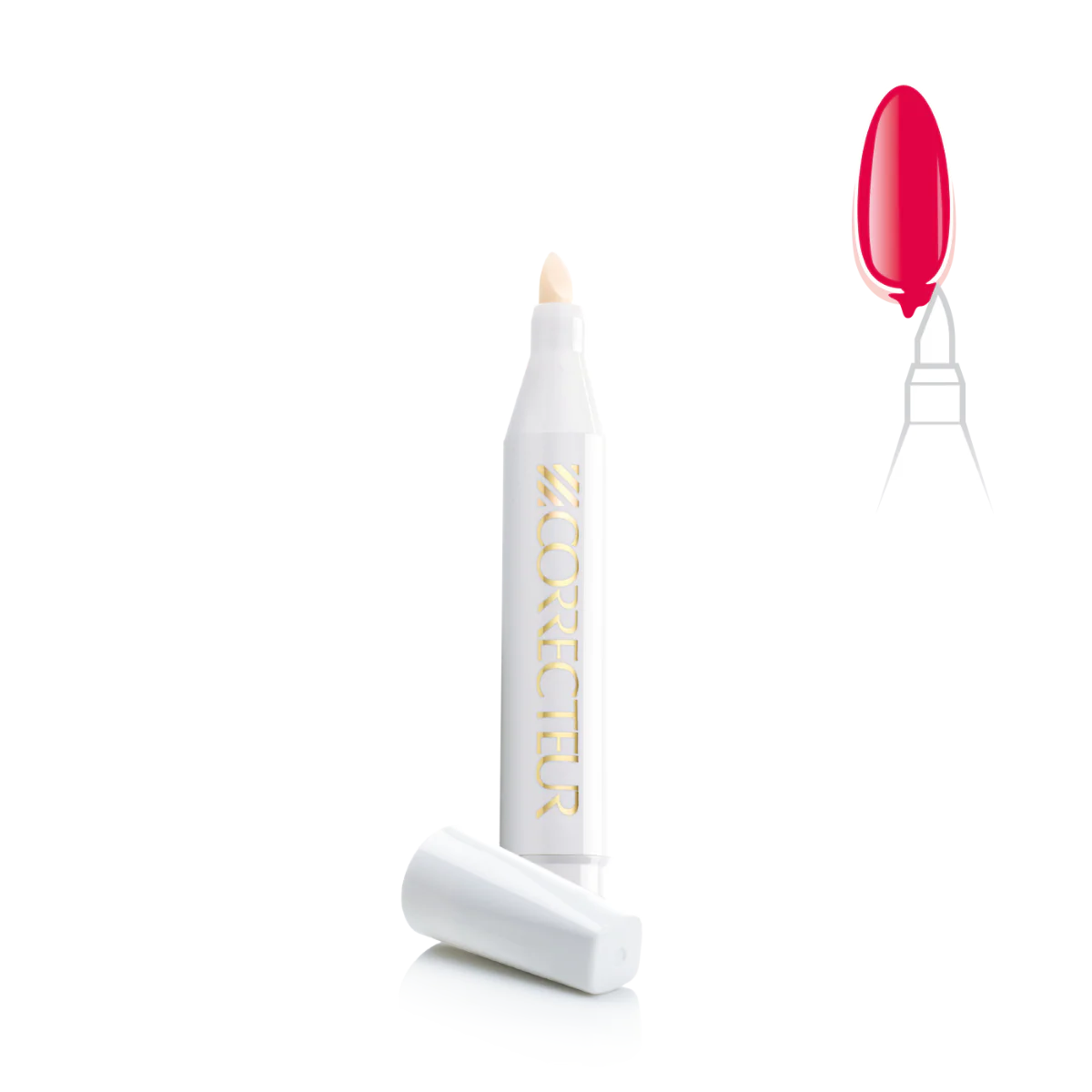 Düzeltici Taşmış Ojeler İçin Kalem